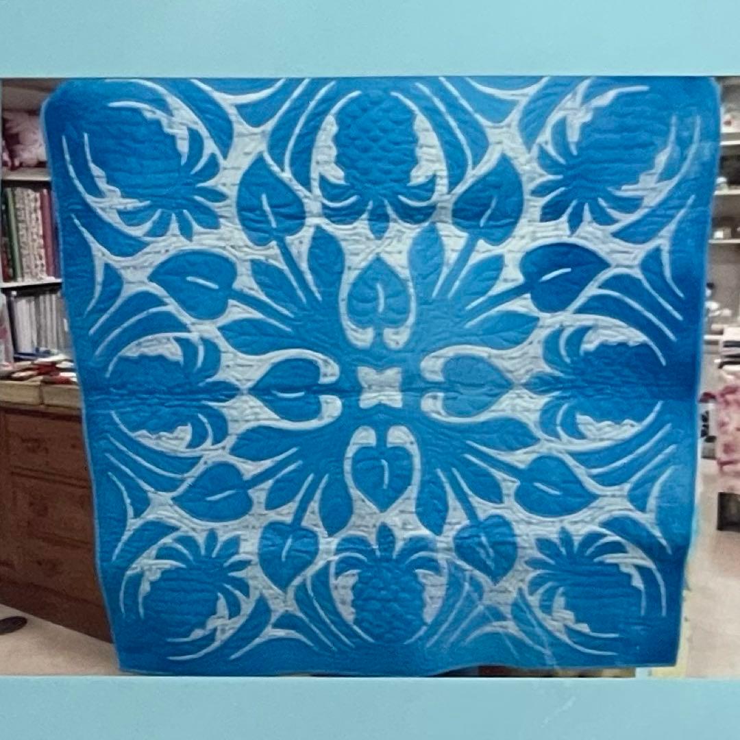 キャシーマム 110cmタペストリー アンセリウムとパイナップル