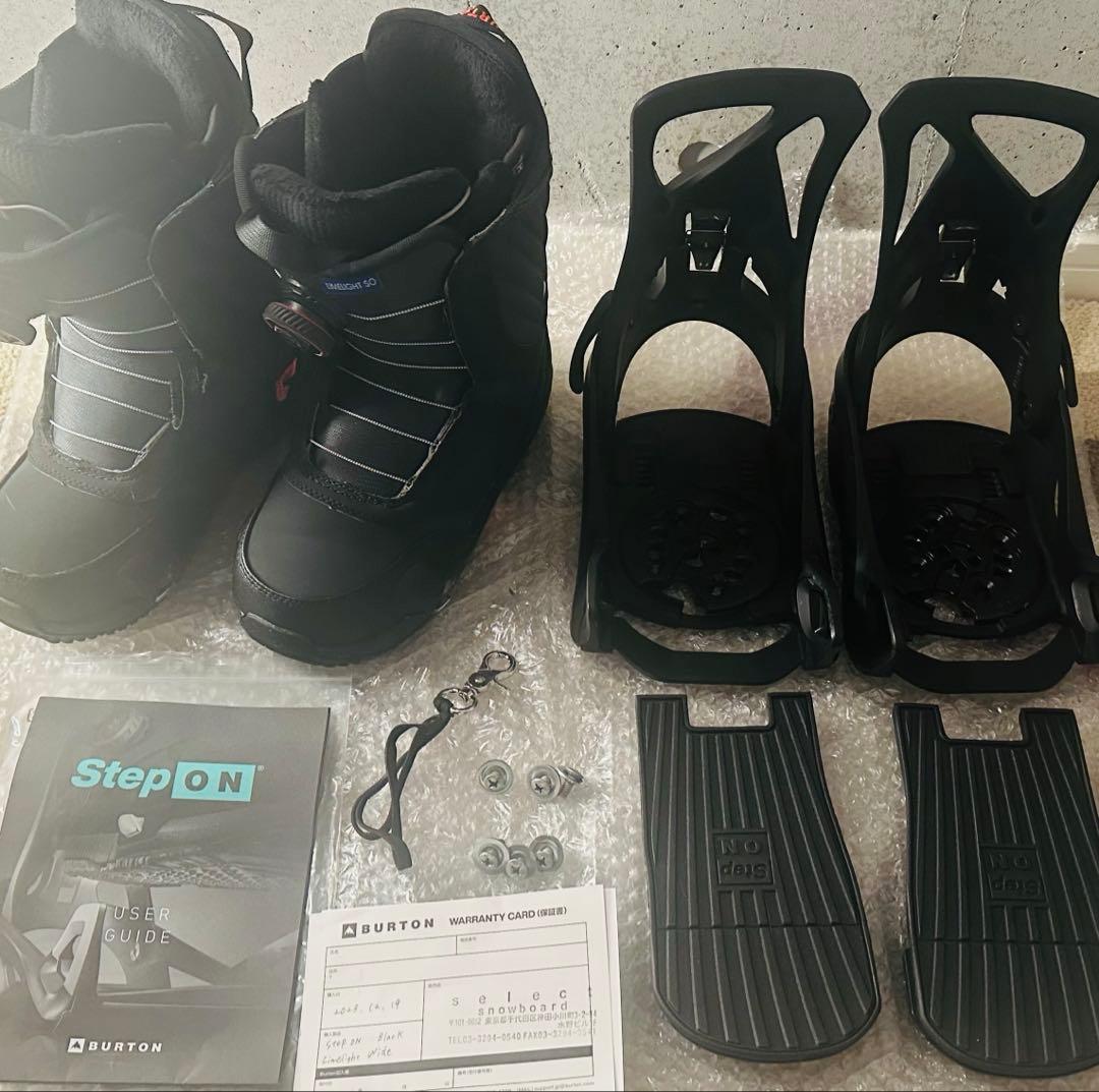 Burton 装着簡単 ブーツとビンディングのセット レディース Step-On