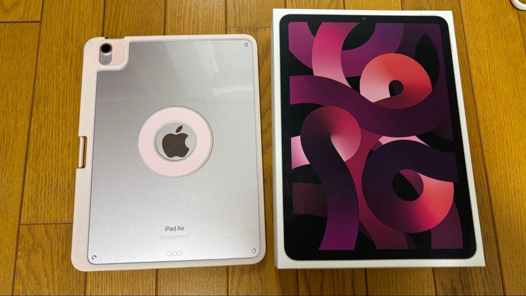 iPad Air ピンク 本体 カバー付き