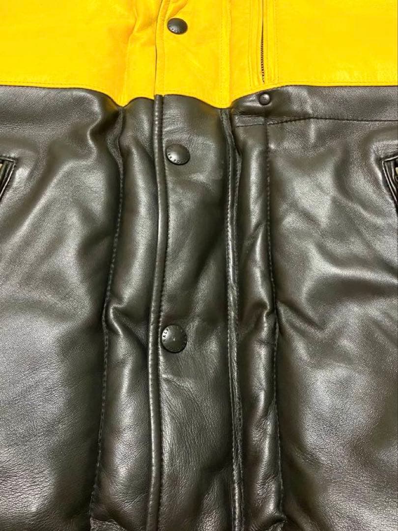 希少 Polo by Ralph Lauren レザーダウンベスト ヴィンテージ