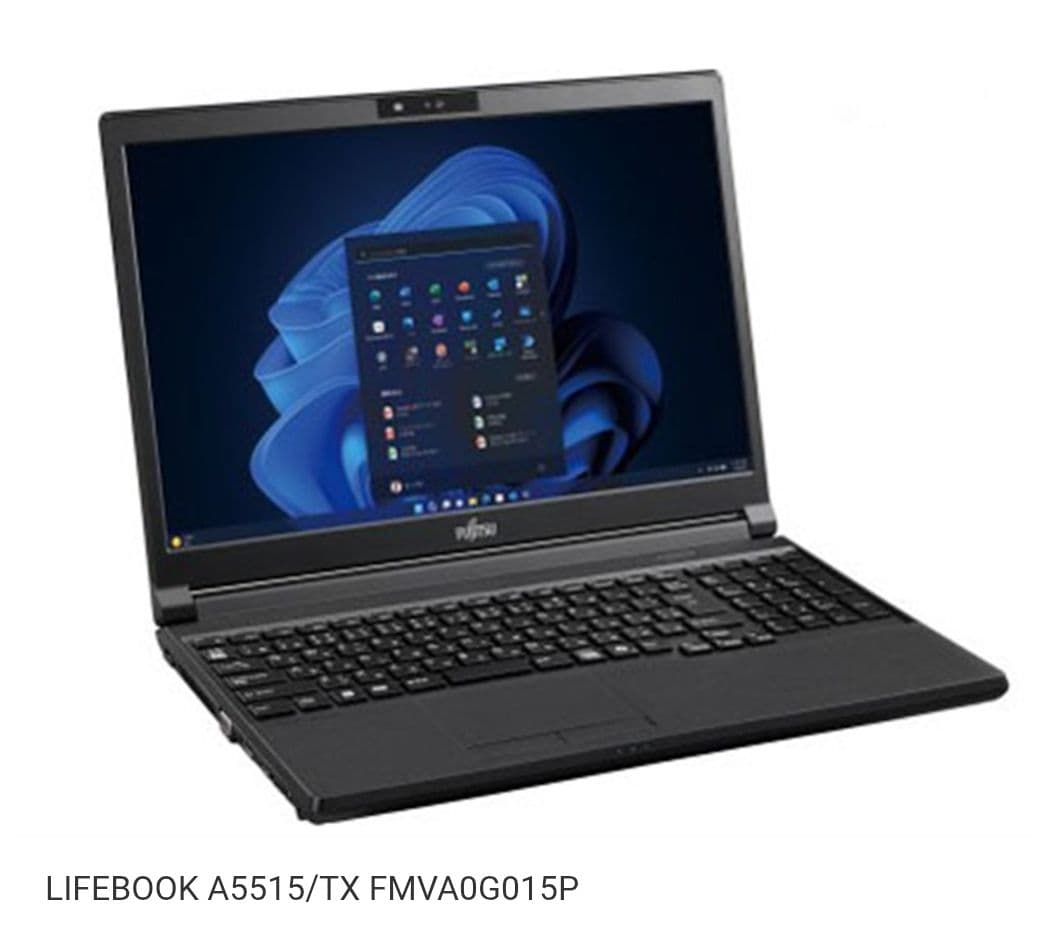 【新品】Fujitsu LIFEBOOK A5515/TX ノートパソコン