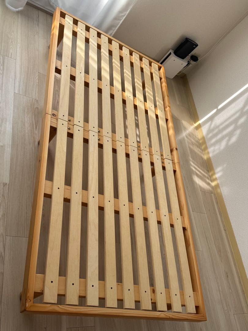 ネルコ neruco すのこベッドフレーム　シングル