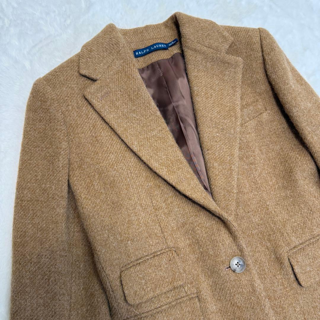 【極美品】　ラルフローレン　ジャケット　アルパカ混　1B キャメル　M