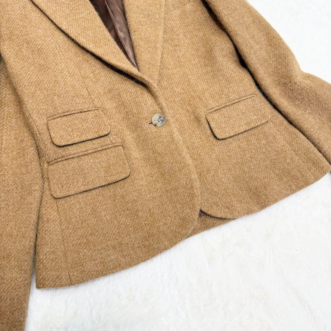 【極美品】　ラルフローレン　ジャケット　アルパカ混　1B キャメル　M