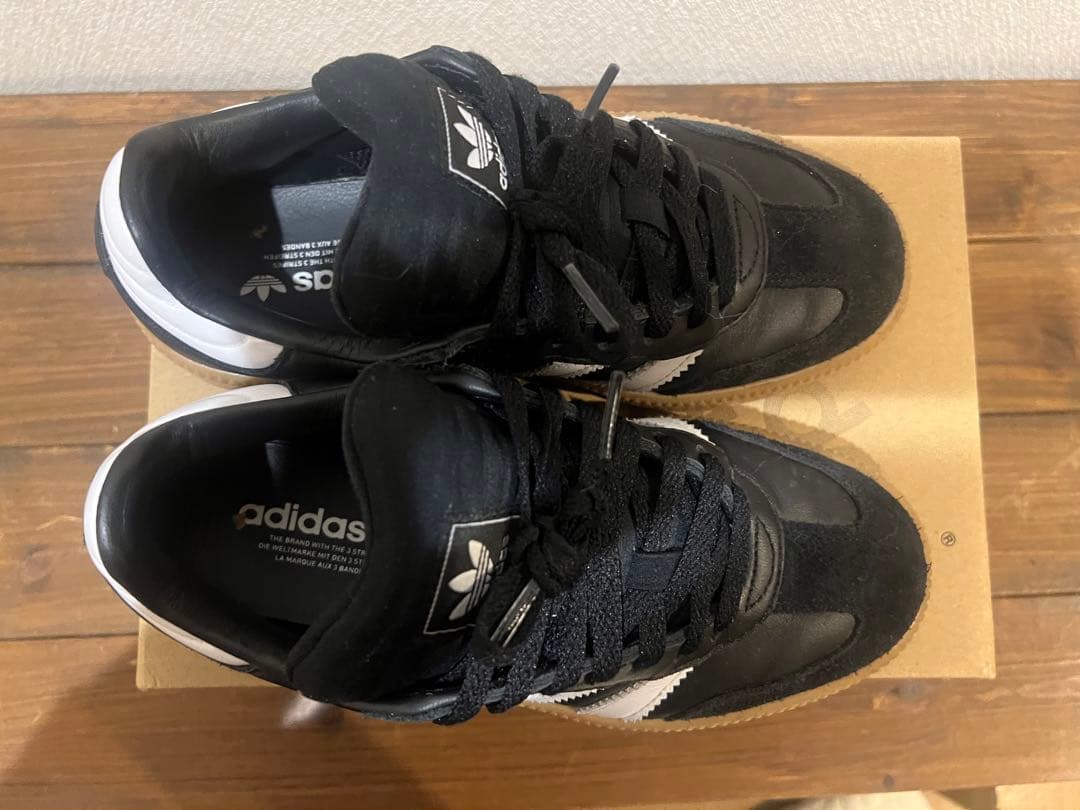 adidas サンバ SAMBA XLG ブラック/ホワイト　22cm