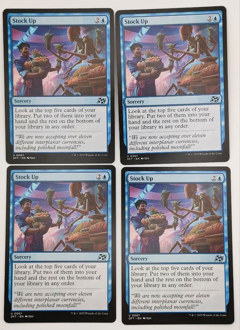 英語 食糧補充/Stock Up 4枚　NM