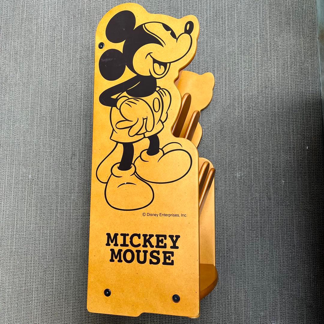 ミッキーマウス 木製 ラック 【希少品】　昭和　レトロ