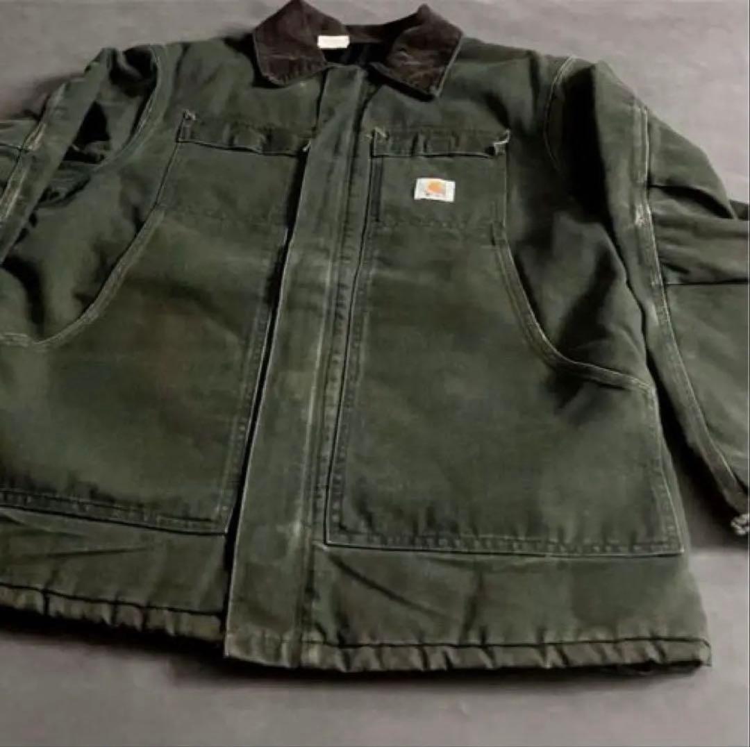 90s 【USA製】carhartt vintage JKT コーデュロイ襟