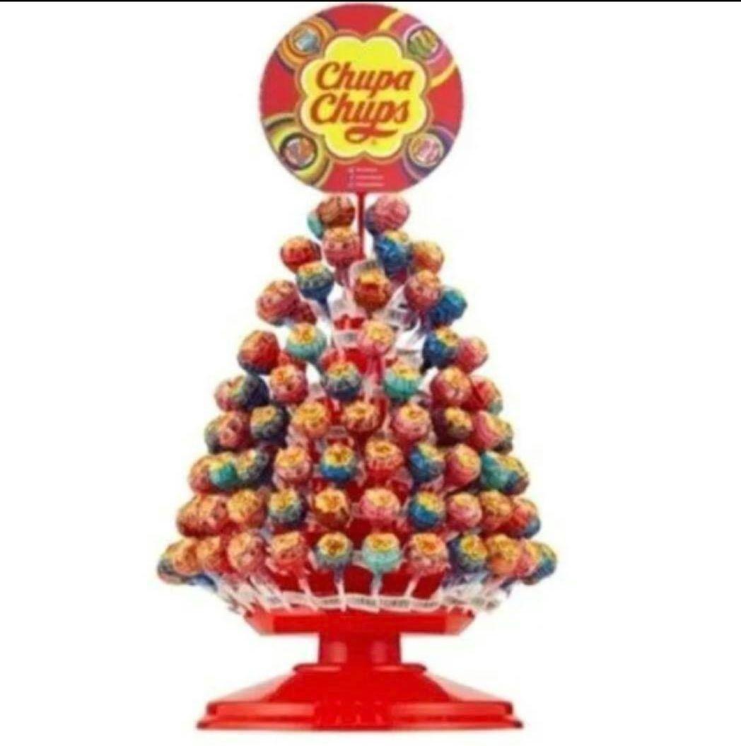 【未開封品】チュッパチャプスツリーディスプレイ 135本　クリスマスギフト