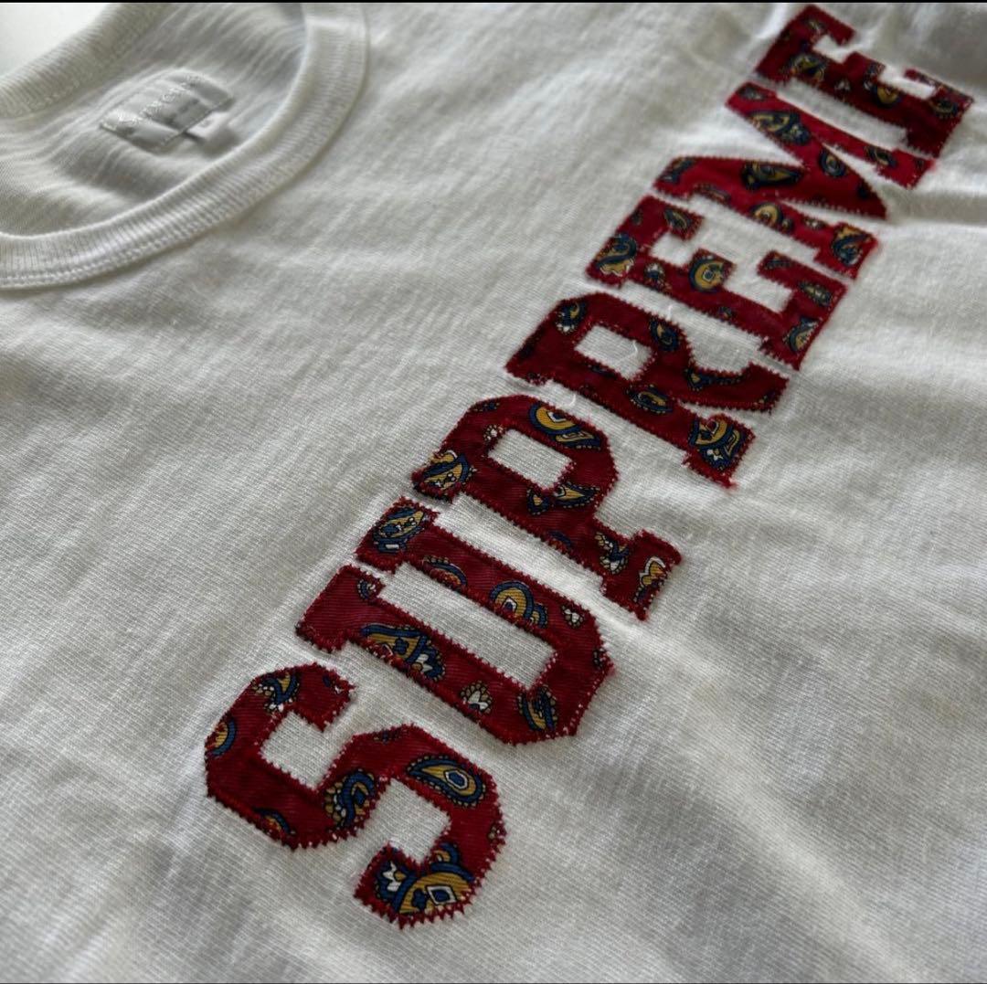 SUPREME 刺繍ロゴ 長袖トレーナー