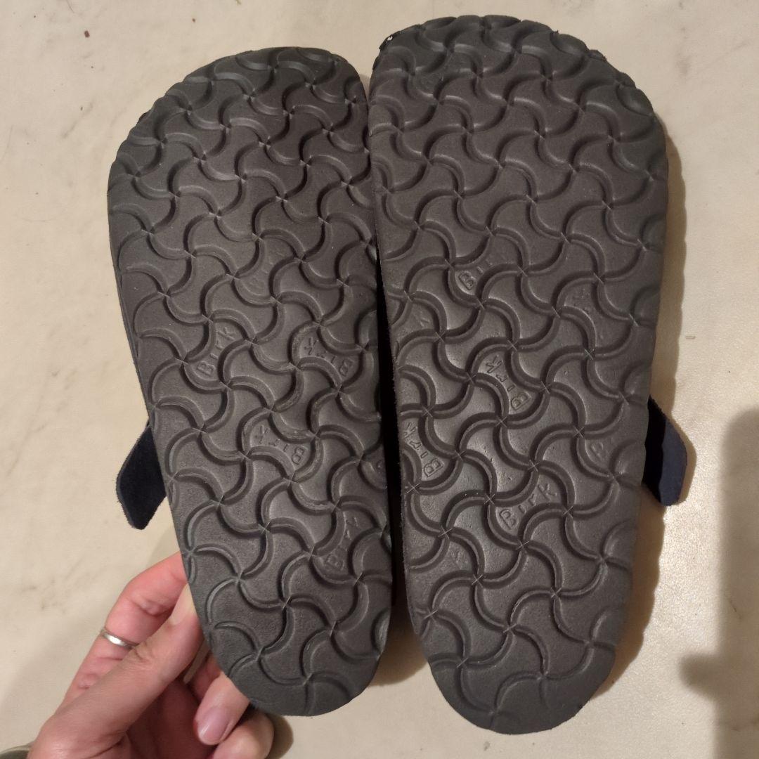 ビルケンシュトック　ボストン　スエード　ネイビー　40