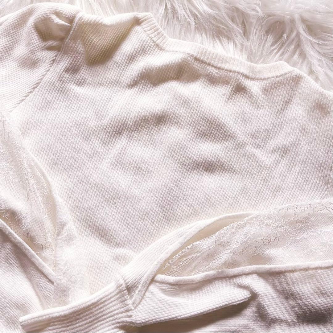 Herlipto☆Open Sleeve Lace Cardiganカーディガン