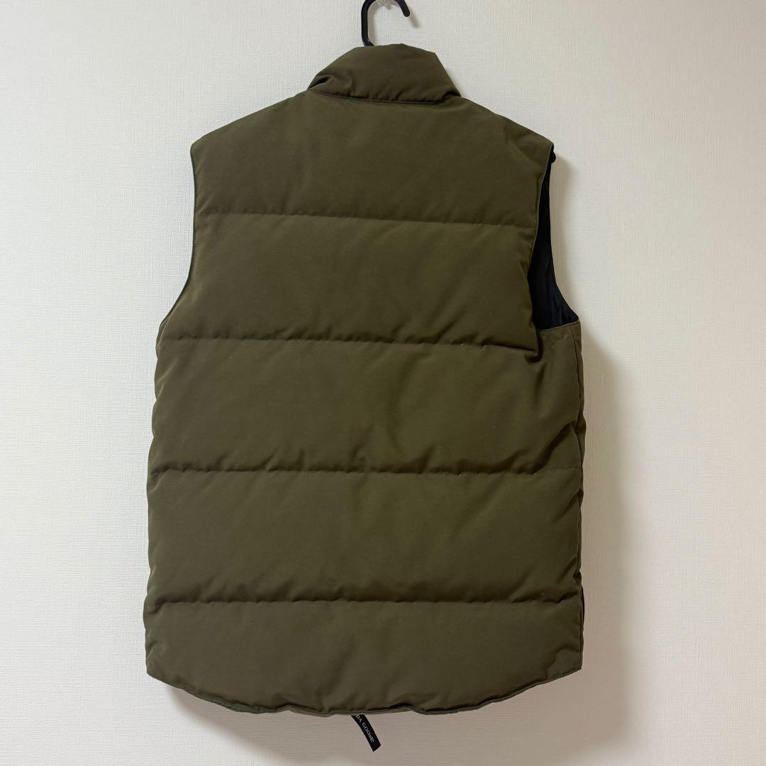   カナダグース ダウンベスト オリーブ カーキ