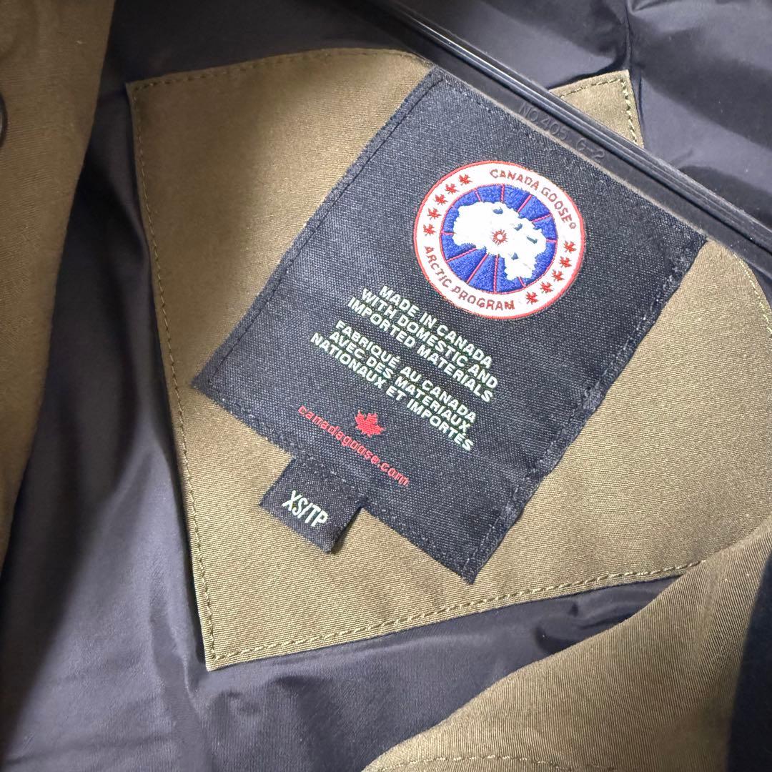   カナダグース ダウンベスト オリーブ カーキ