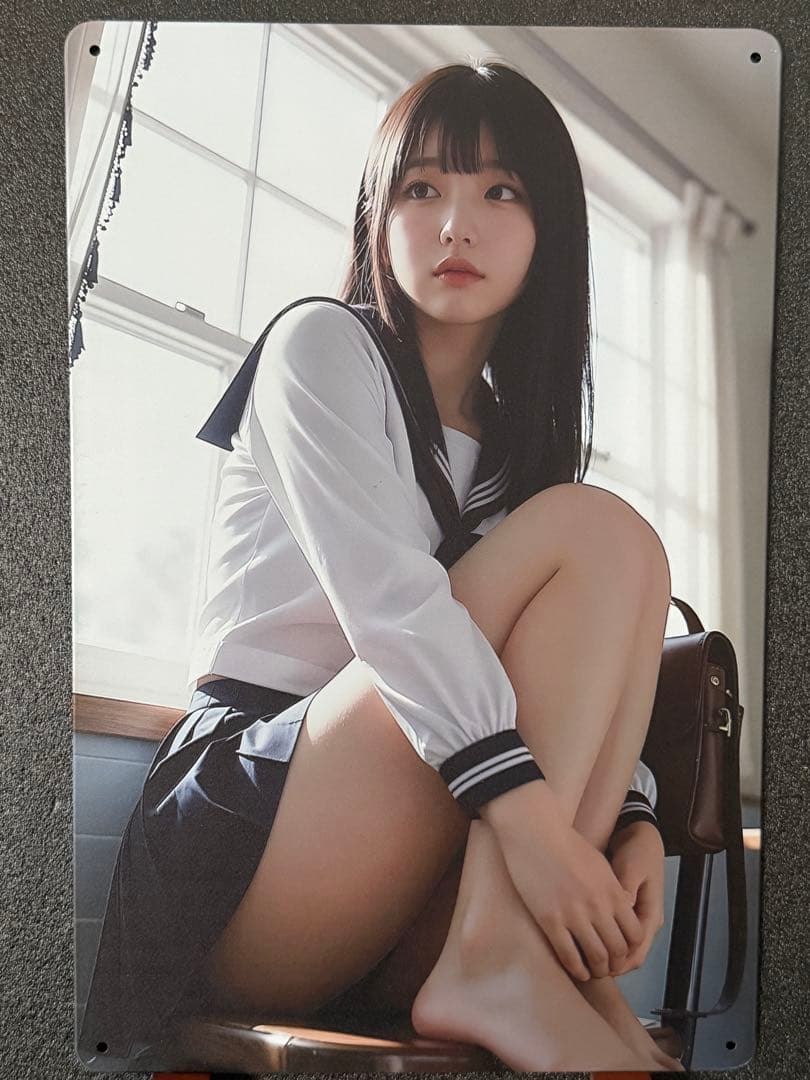 と*ん様 ブリキ看板 青の時代