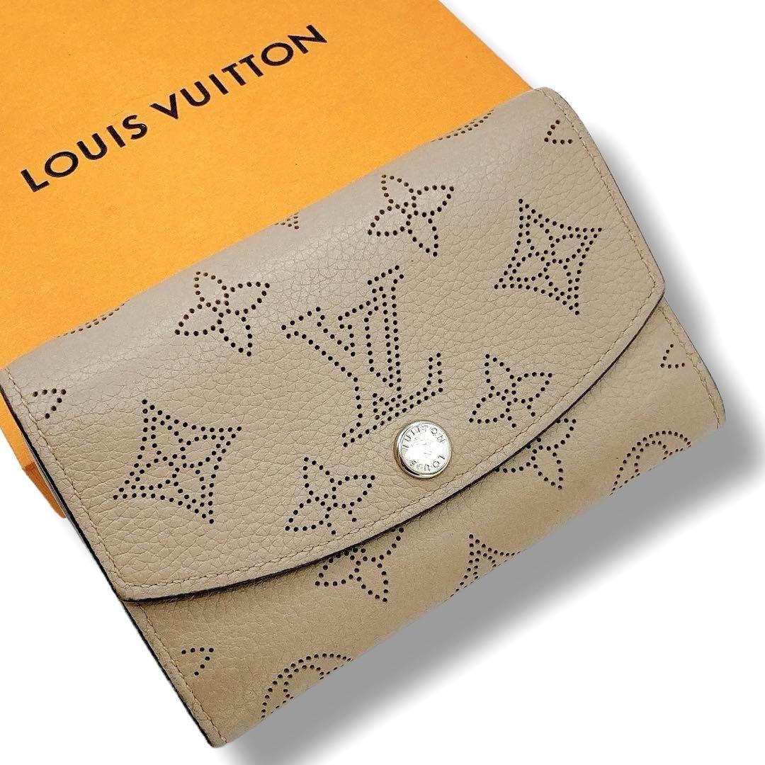美品✨ルイヴィトン　ポルトモネ　アナエ　マヒナ　グレージュ　カード　ケース