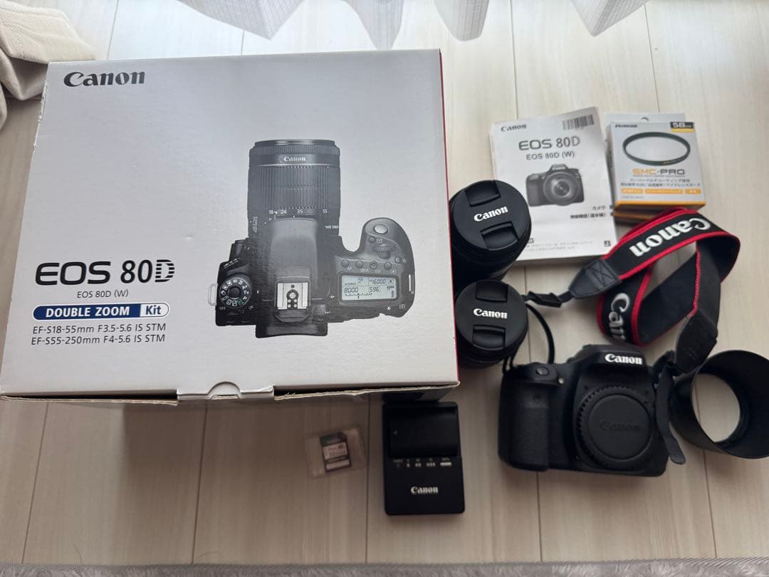 Canon キャノン デジタル一眼 EOS 80D ダブルズームキット