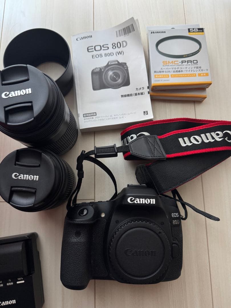 Canon キャノン デジタル一眼 EOS 80D ダブルズームキット