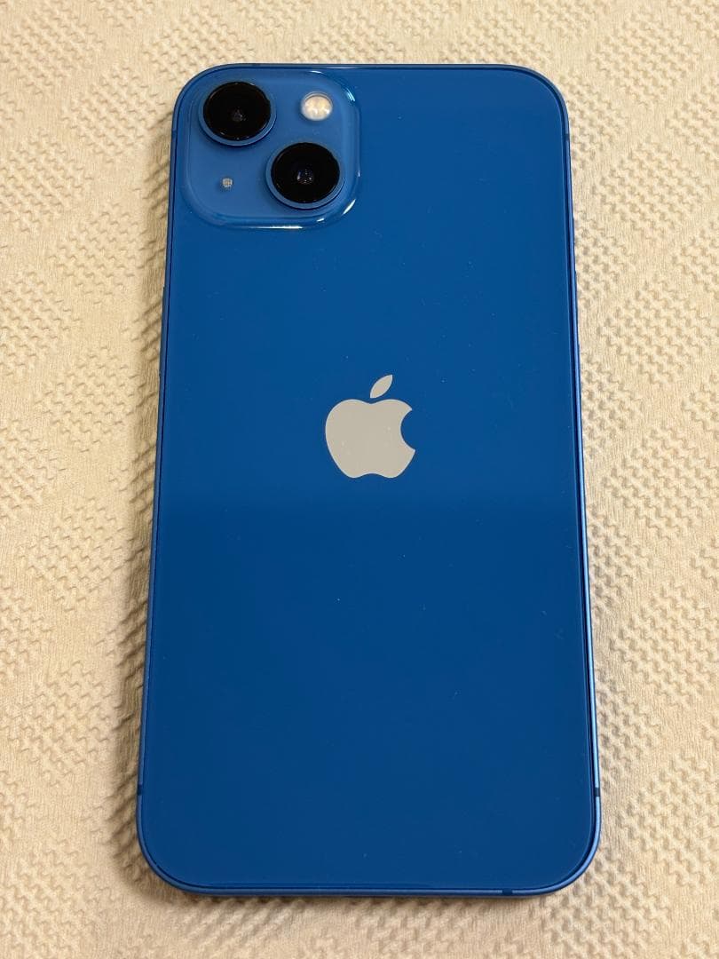 電池91％ Apple iPhone 13 128GB 本体 ブルー 極美品