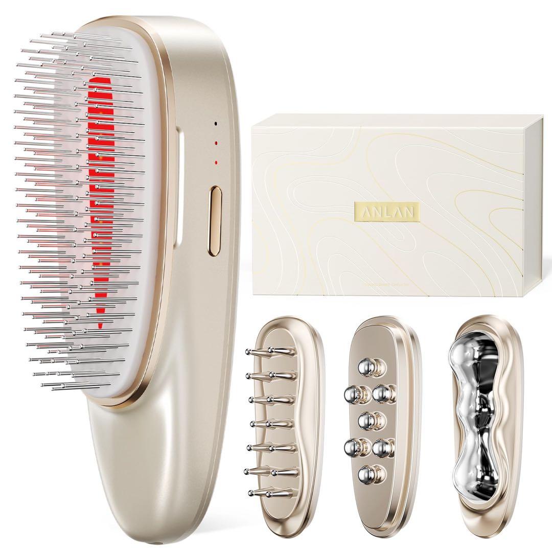新品 ANLAN リフトスパ温冷かっさ EMS リフトブラシ アンラン 美顔器