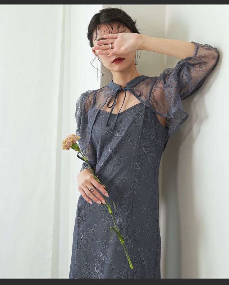 【新品タグ】カナ kana ドレス レースボレロセット M 結婚式 オケージョン