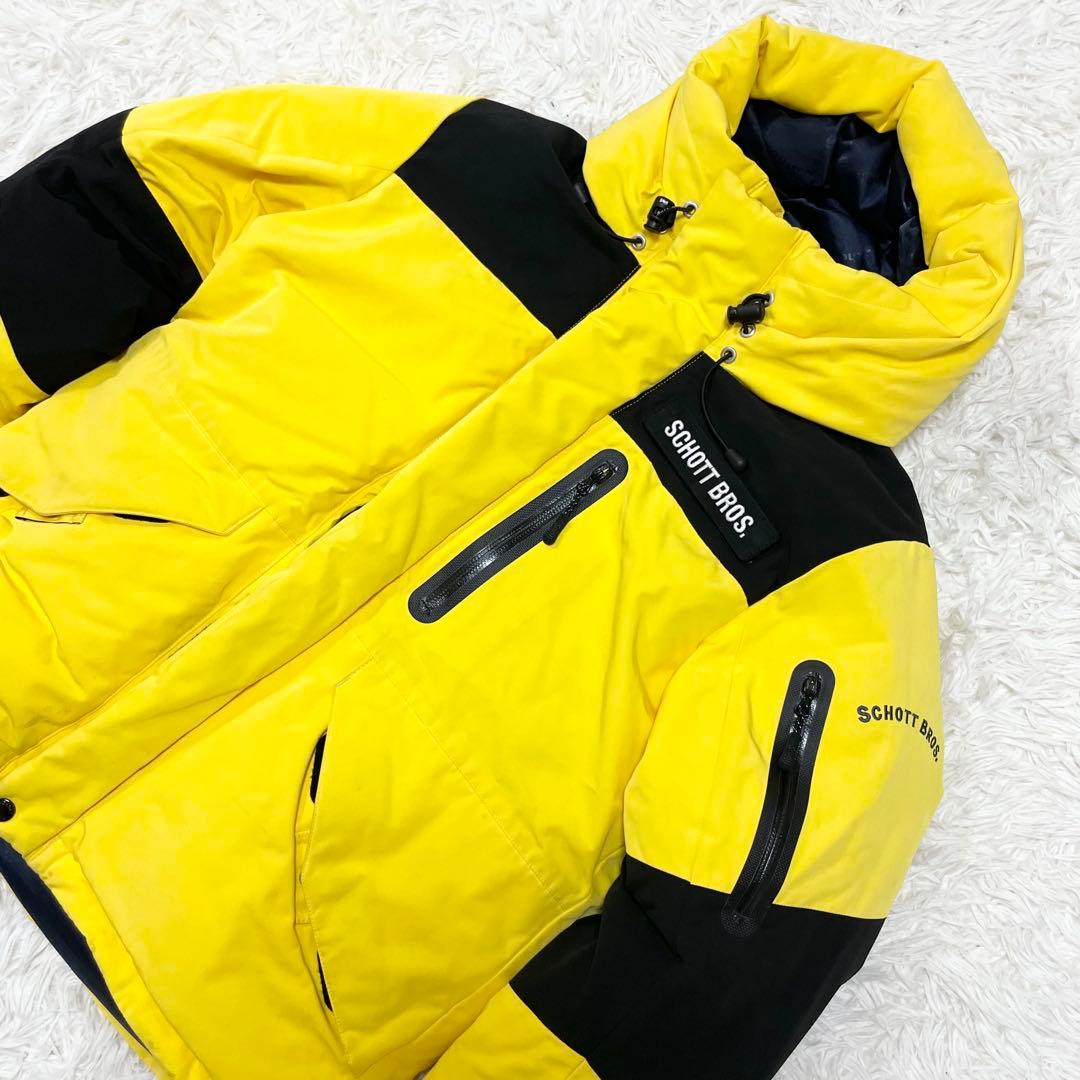 【美品】Schott BROS. ショット 肉厚 ダウンジャケット ツートン