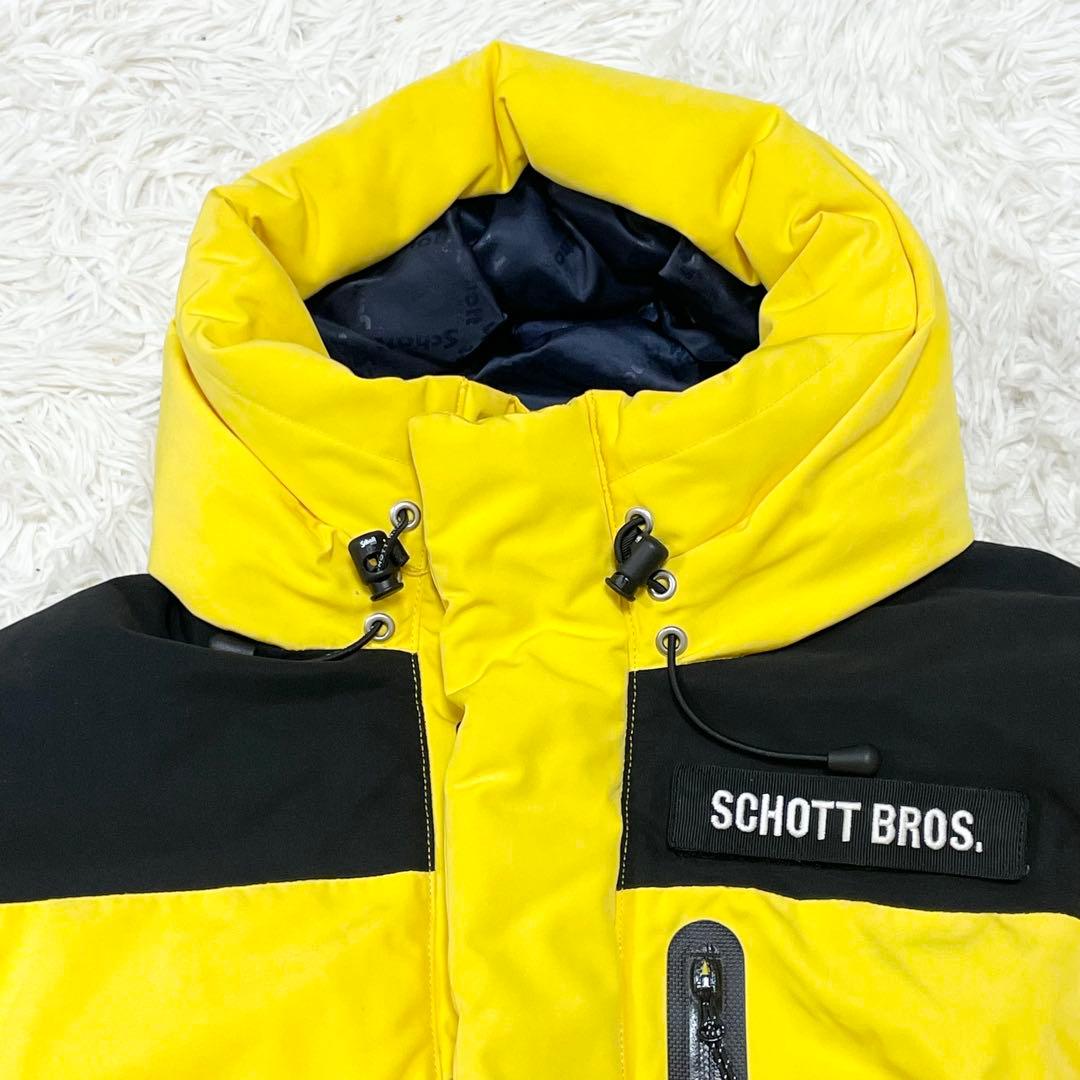 【美品】Schott BROS. ショット 肉厚 ダウンジャケット ツートン