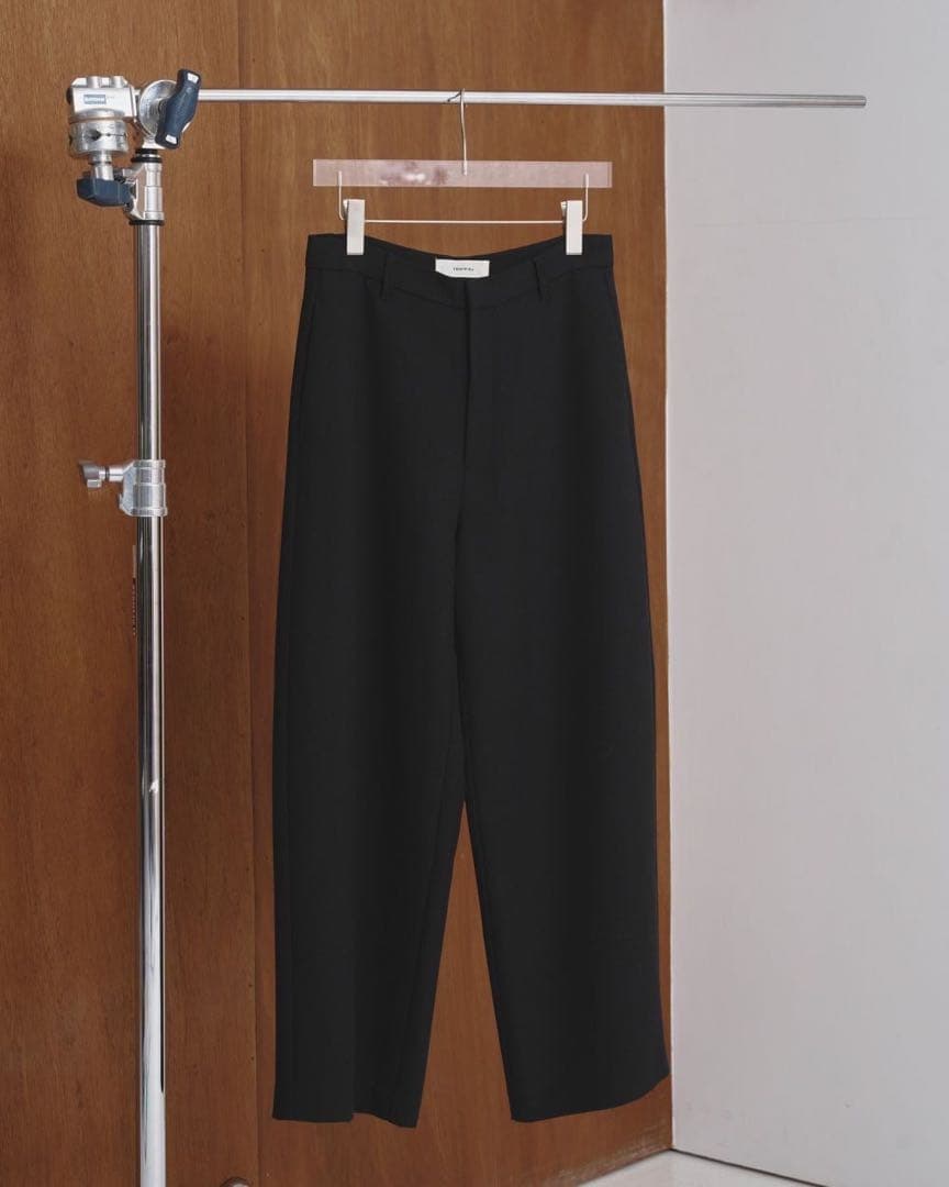 新品　todayful Wide Cocoon Trousers ブラック　36