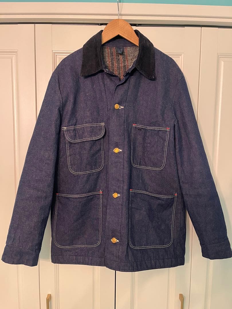 60s 70s Wrangler デニムカバーオール BLUE BEL