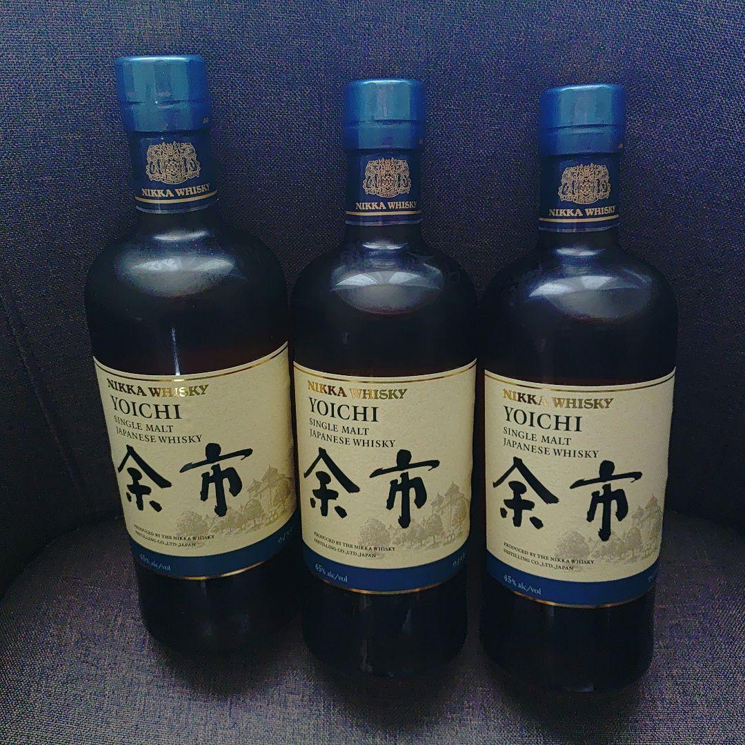 新ラベルニッカウヰスキー余市700ml3本
