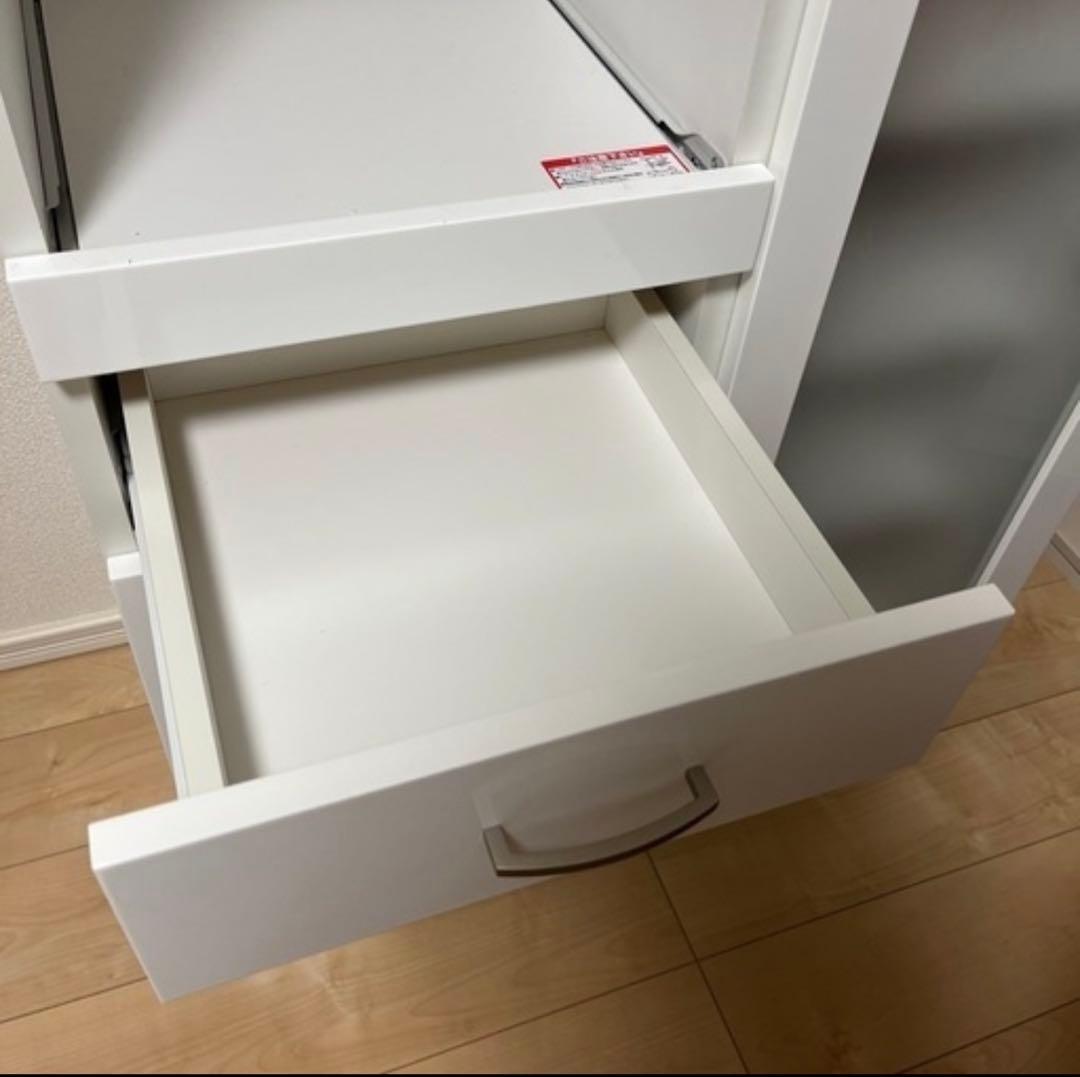 ニトリ 食器棚 レンジボード （コパン T 80MRB WH）