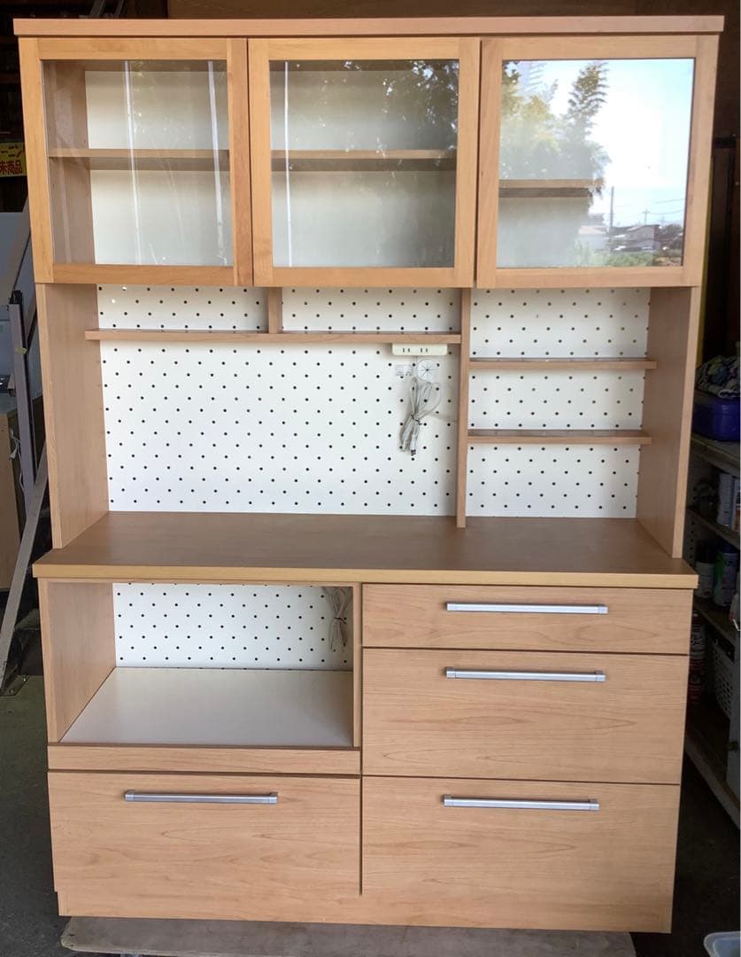 東馬 tohma キッチンボード ダイニングボード 食器棚 幅140cm