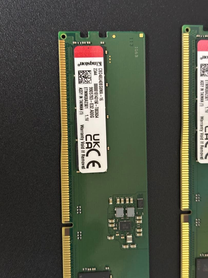 DDR5 32GB(16✖️2枚) お値引きはできません。