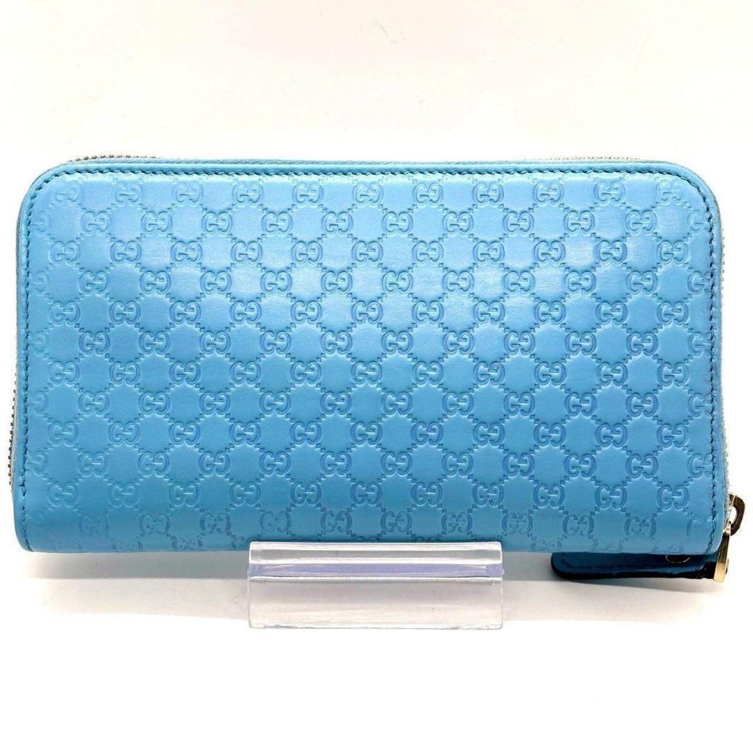 コ*メ様 GUCCI　グッチシマ 長財布 ラウンドファスナー 12カード マイク