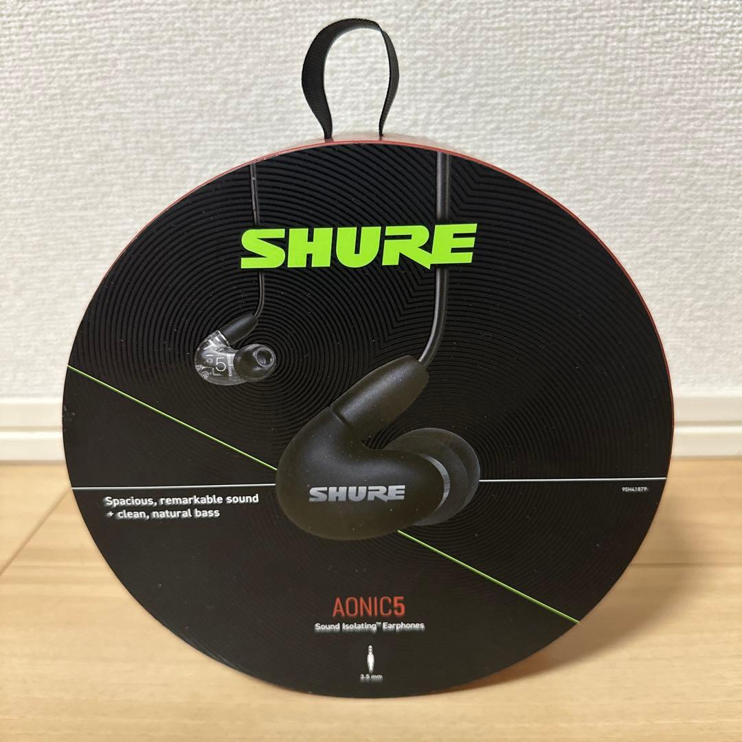 【新品未開封】SHURE AONIC5 ブラック　SE53BABK+UNI-A