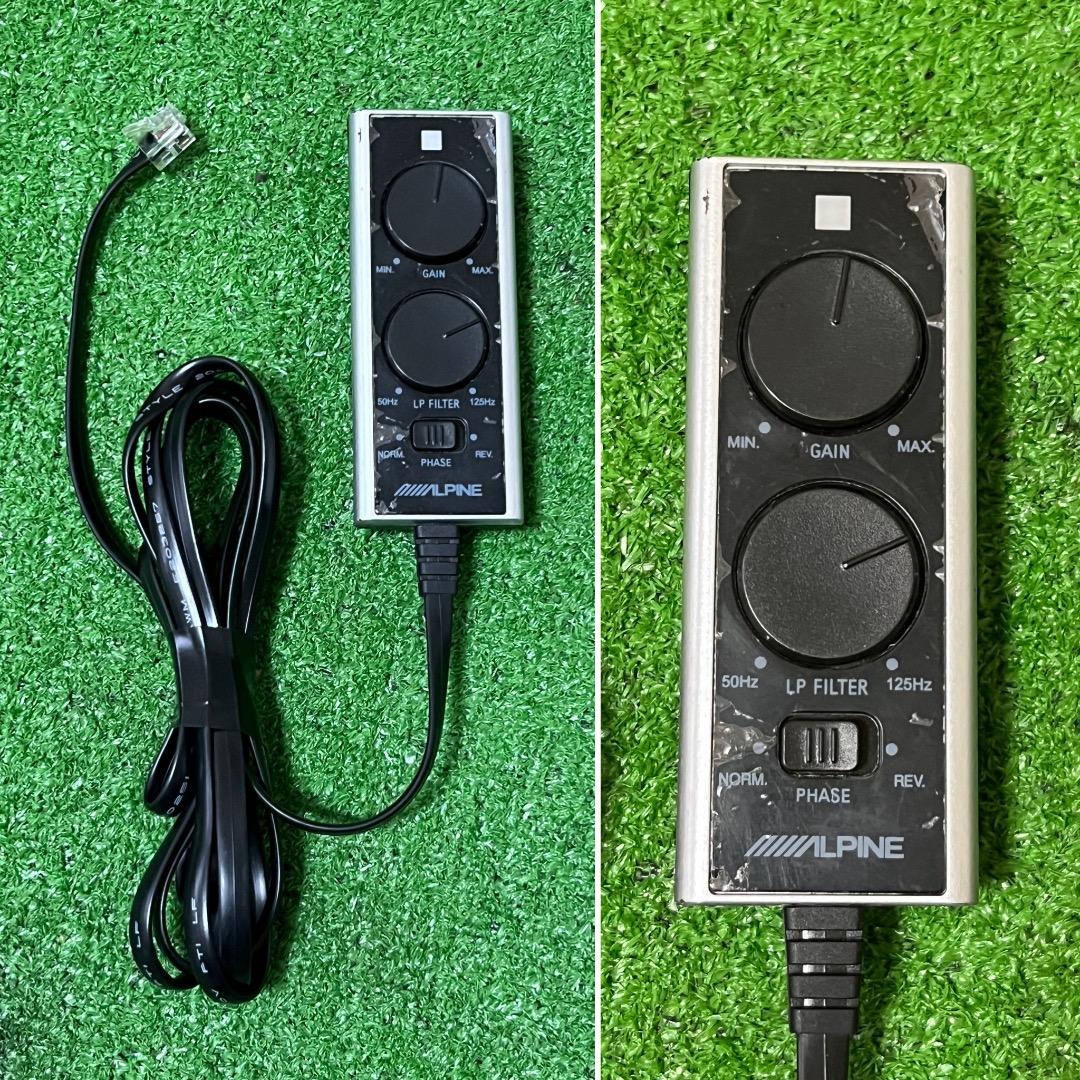 アルパイン SWE-2200 サブウーファー/アンプ MXE-M150CKD。