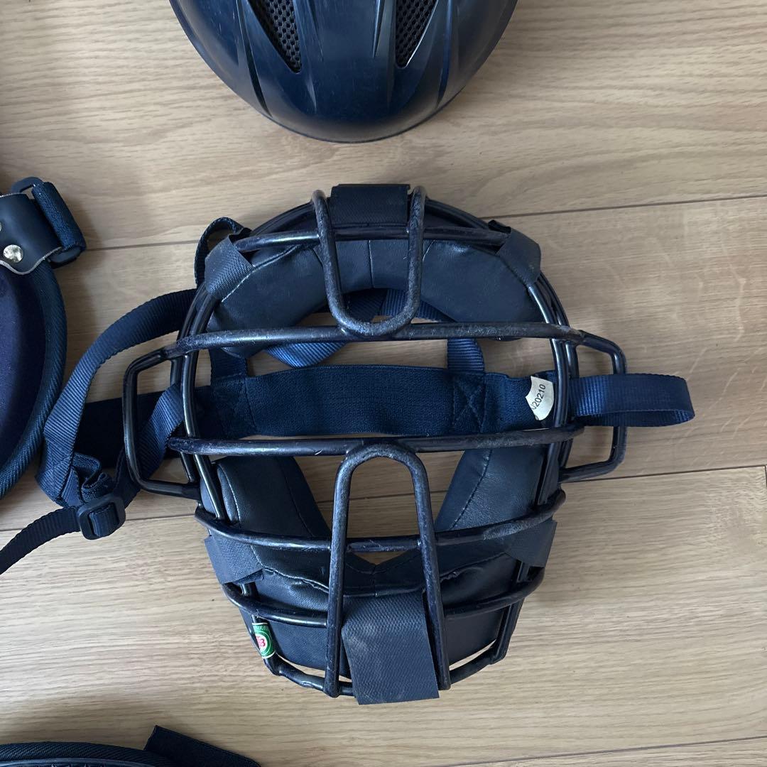 が*わ様 軟式キャッチャー防具一式　ネイビー