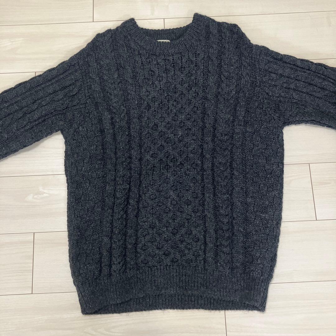 L.L.Bean フィッシャーマンニット アランニット アイルランド製 XL