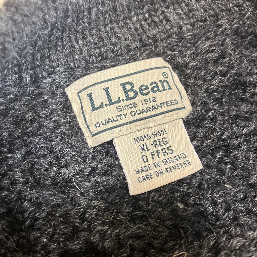 L.L.Bean フィッシャーマンニット アランニット アイルランド製 XL