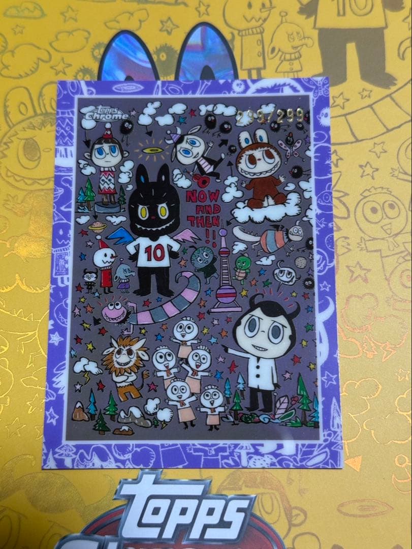 2025 Topps Chrome Labubu ラブブ トレカ シリアル入り