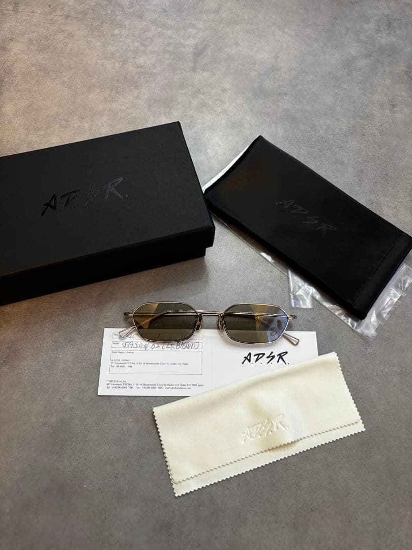 A.D.S.R. JASON 02(Lt.Brown) カラーレンズ 即完モデル