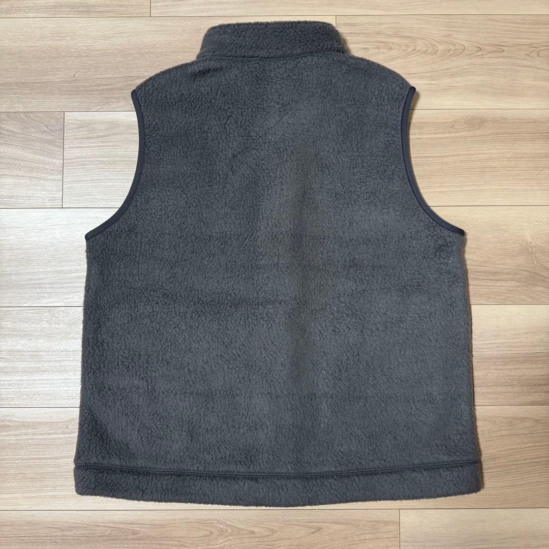 新品タグ付き DANTON ダブルフェイス ボア スタンドカラー ベスト グレー