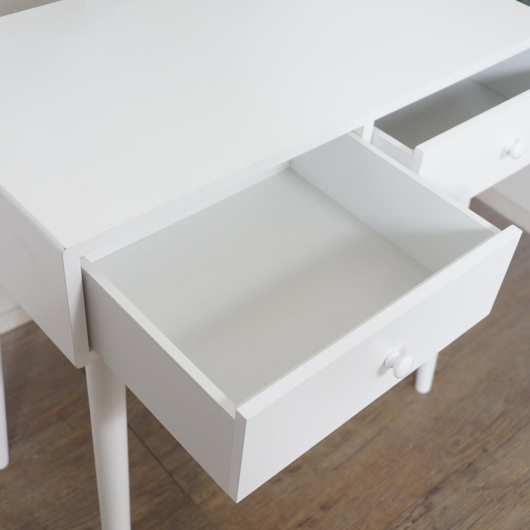 フォロー割【新品】女優ライト付　ドレッサー＆スツールセット　LEDライト