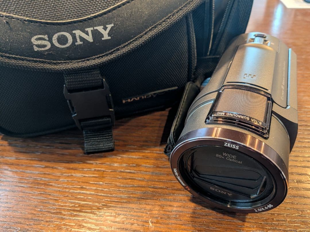 SONY ハンディカムFDR-AX45&ワイヤレスマイクECM-W1M他