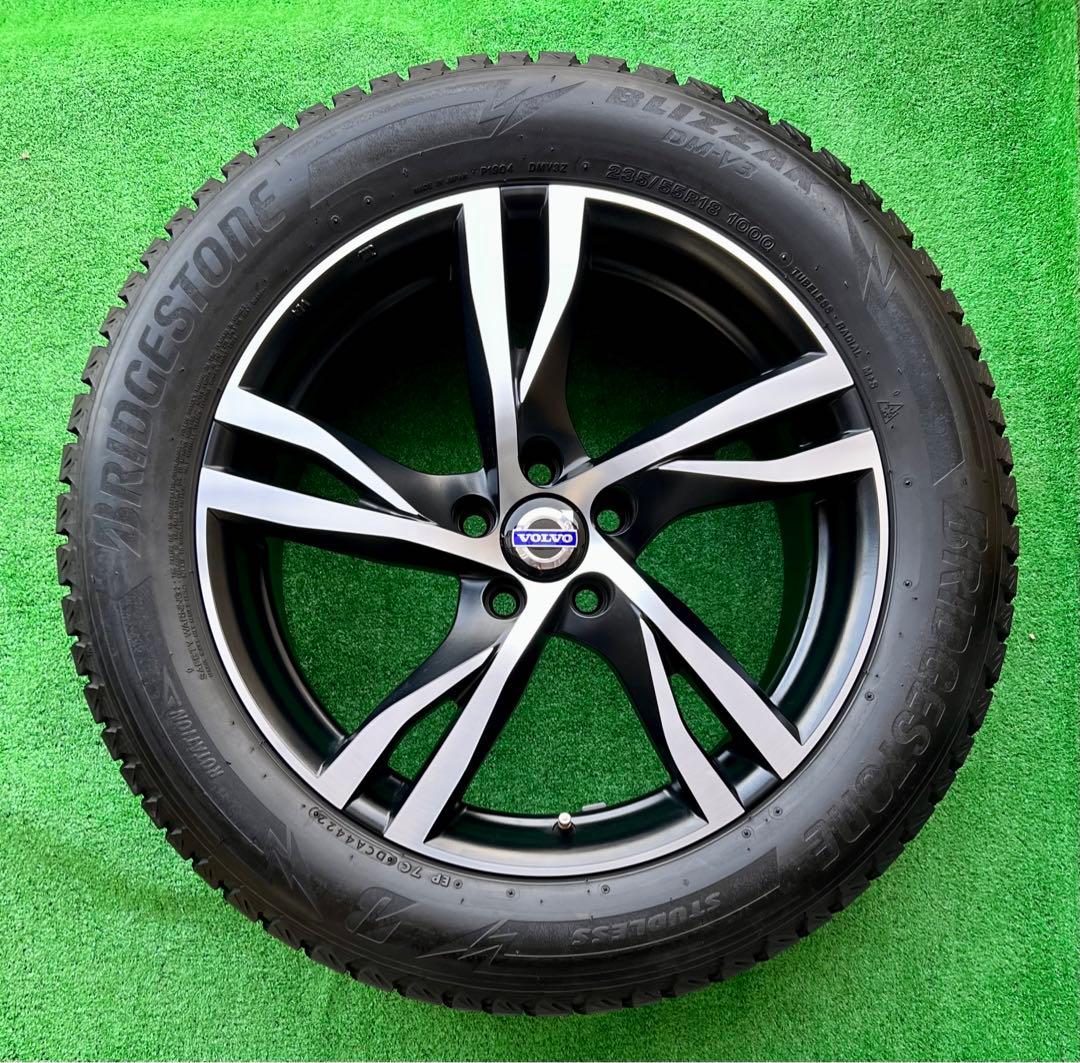 ボルボ XC40 MAKホイール＋235/55R18 BS冬タイヤ付4本セット