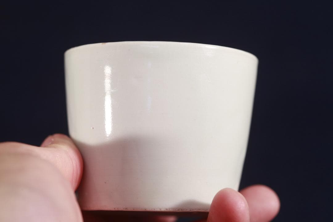 194　古伊万里白磁蕎麦猪口　江戸中期