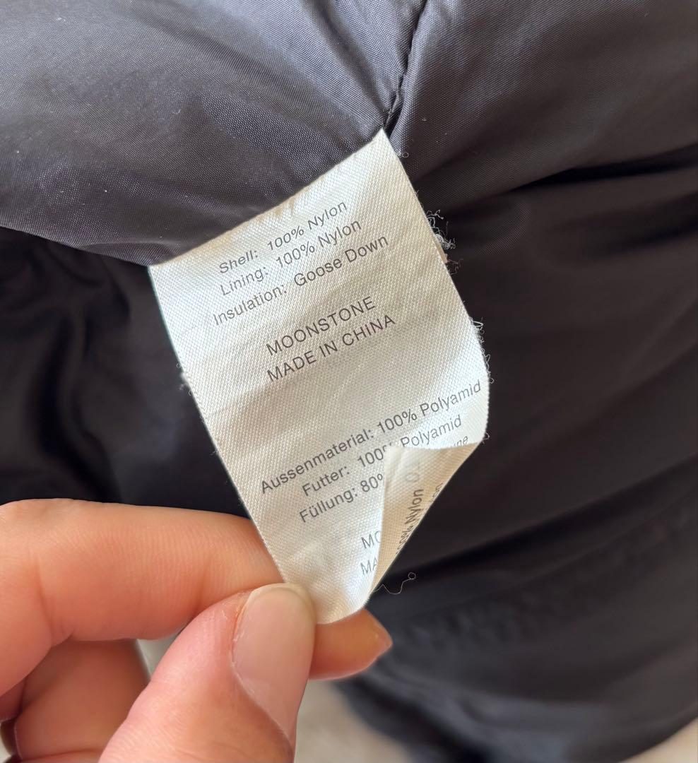 90's MOONSTONE ダウンベスト M y2k 肉厚ダウン noroll