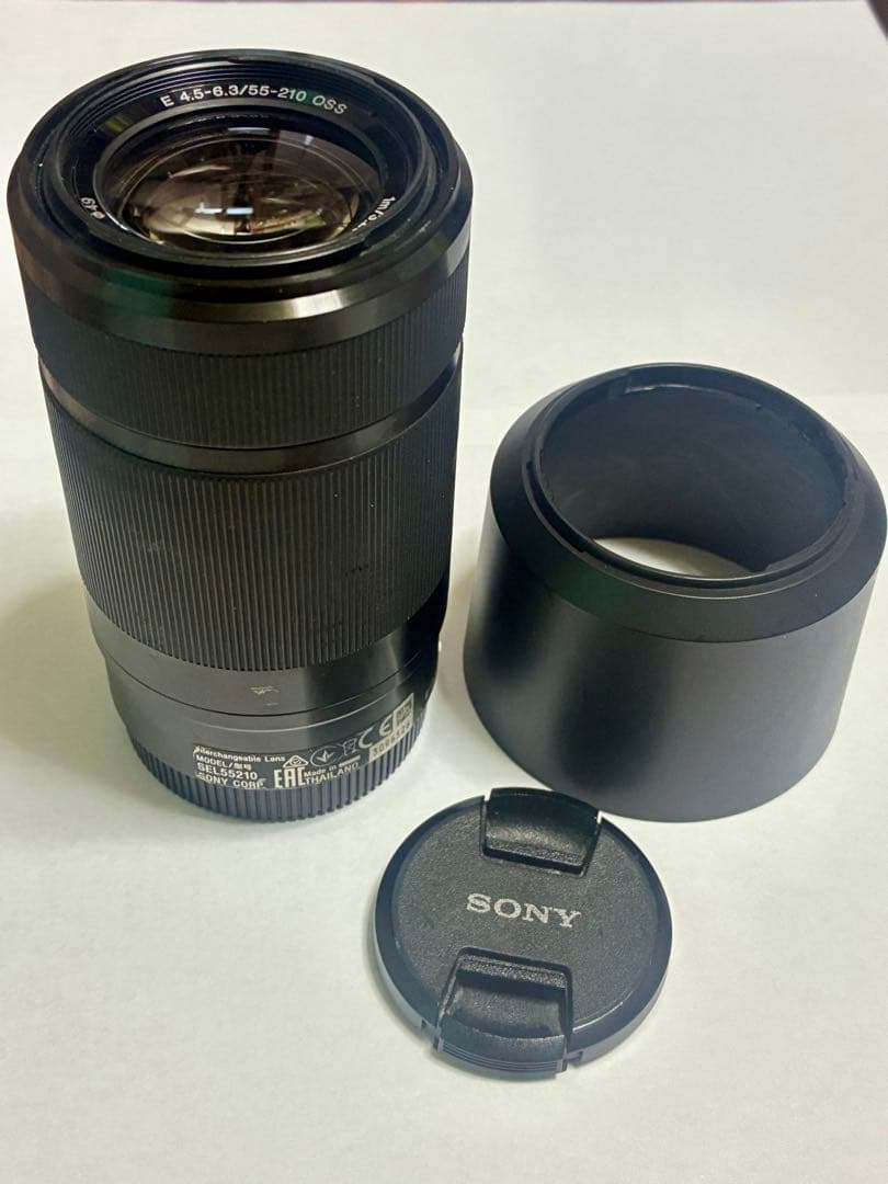 SONY E 4.5-6.3/55-210 OSS ズームレンズ実用品！
