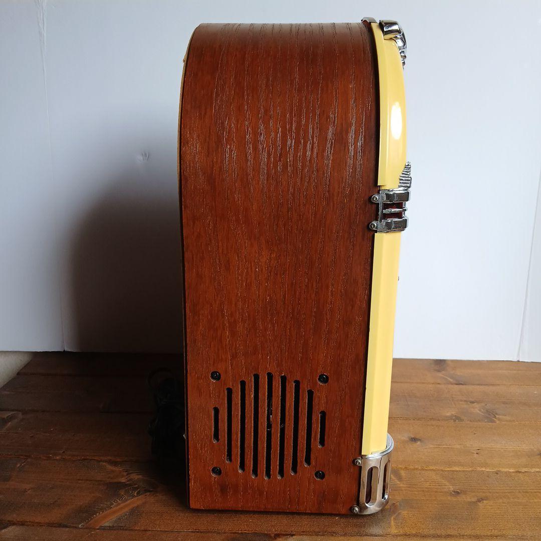 レトロアンティークLEMONジュークボックス型ラジオCD プレーヤー[美品]