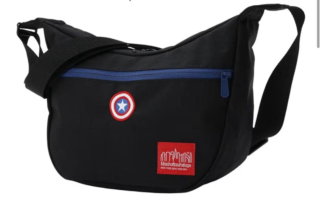 マンハッタンポーテージ　マーベル　キャプテンアメリカ　ショルダーバッグ